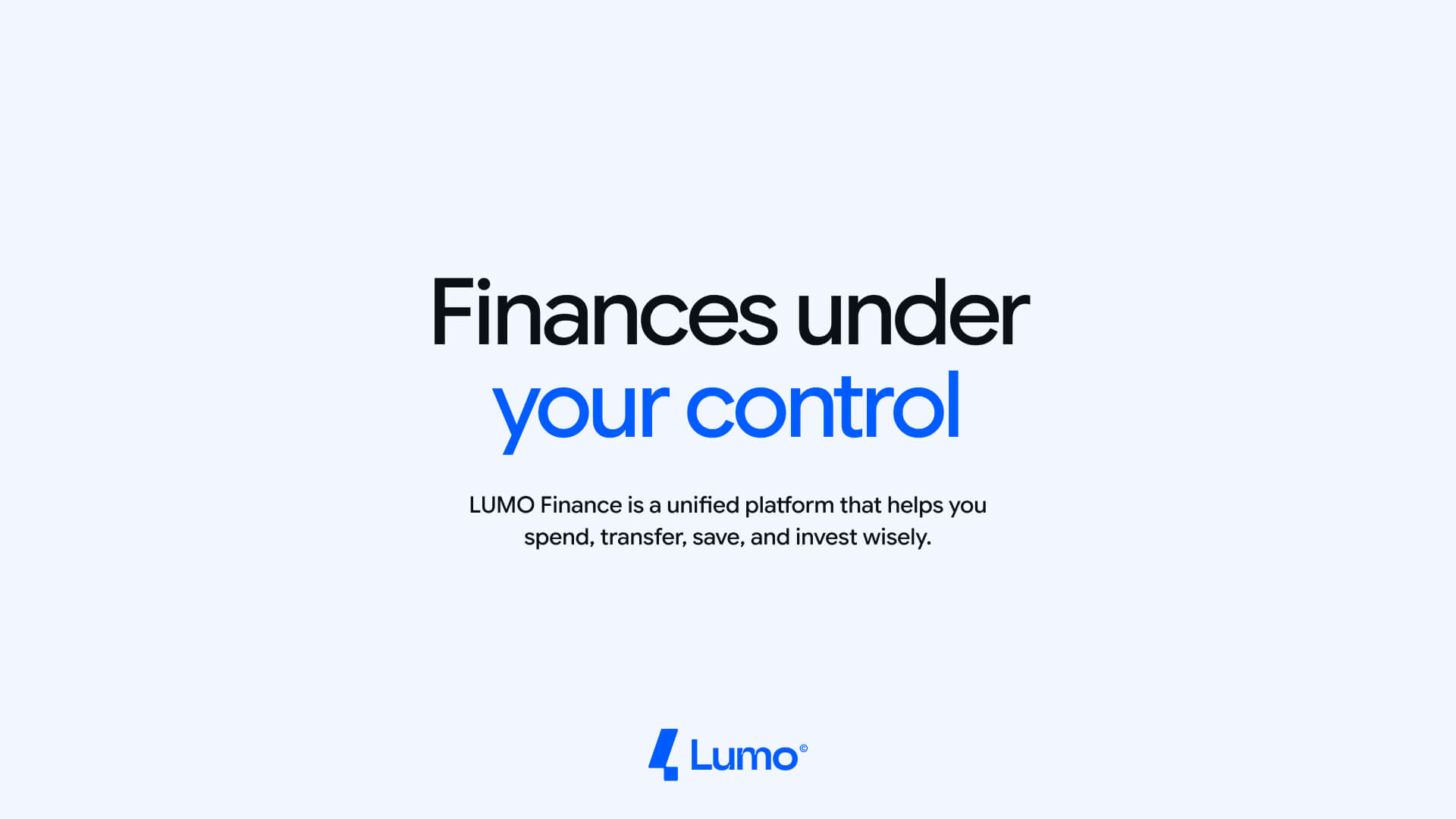 Lumo Finance — brand slide